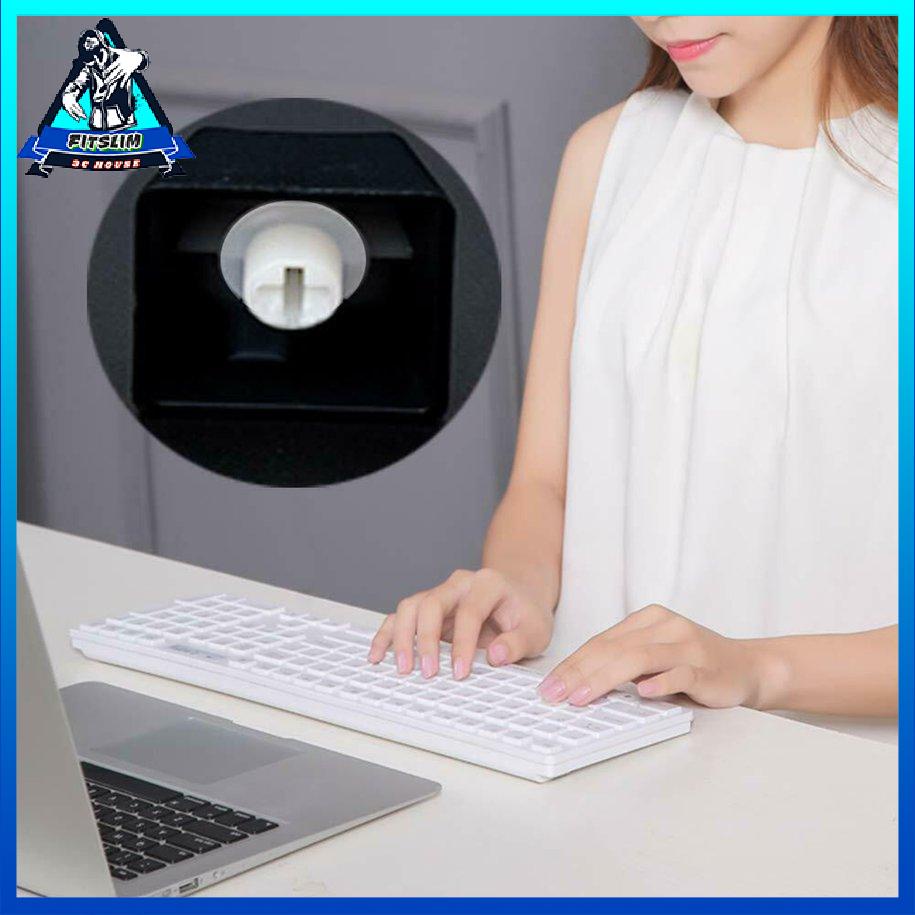 110 cái màu trắng Keycaps cao su O-Ring Chuyển đổi âm thanh Chất làm giảm âm cho bàn phím [8/17]