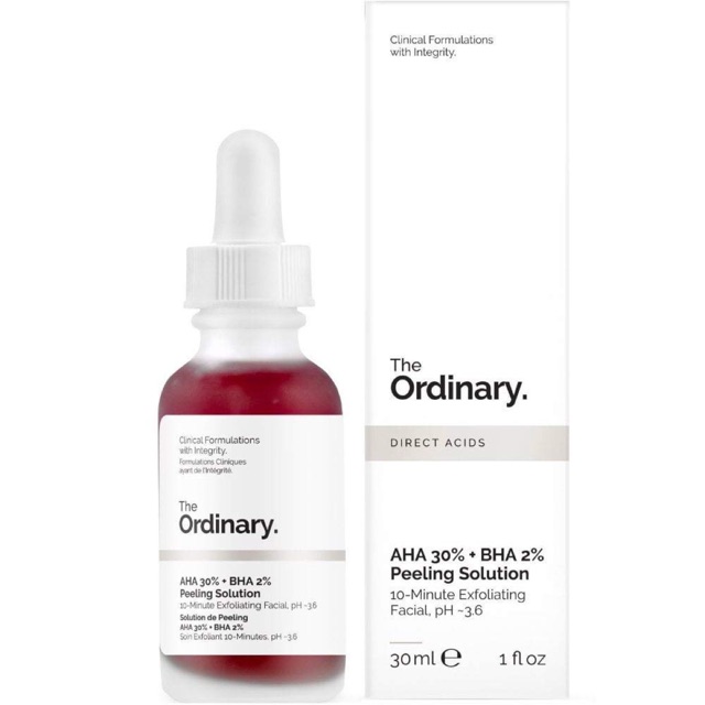 Tẩy tế bào chết The Ordinary AHA 30% + BHA 2% Peeling Solution