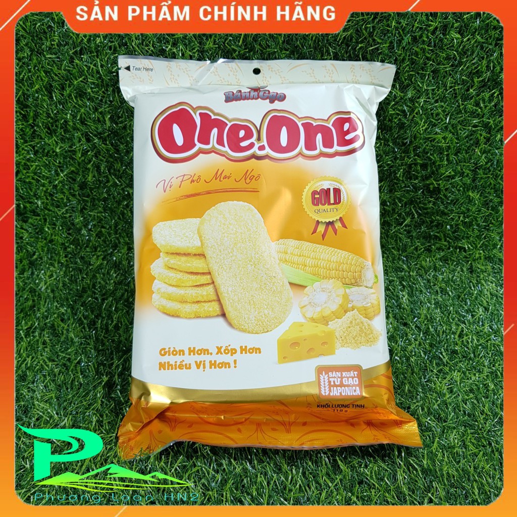 Bánh gạo One One vị phô mai ngô - gói 118g