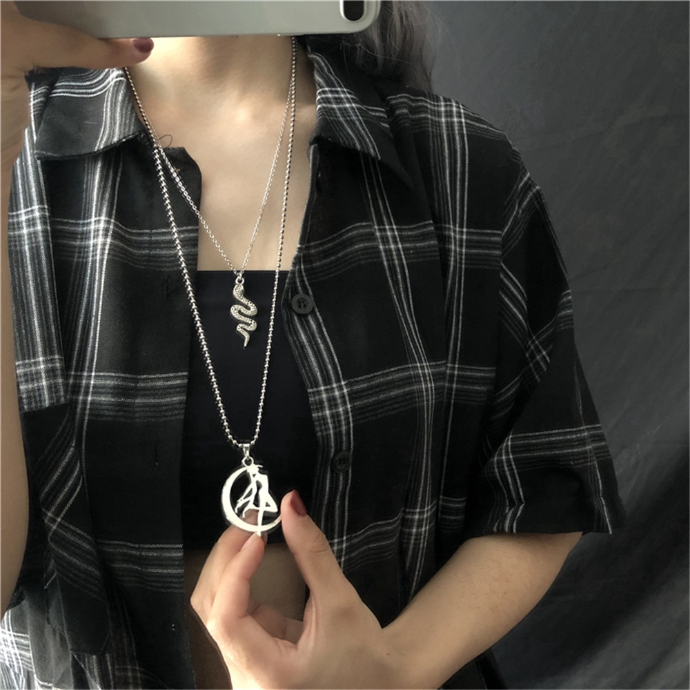 Dây Chuyền Hình Rắn Phong Cách Retro Cá Tính