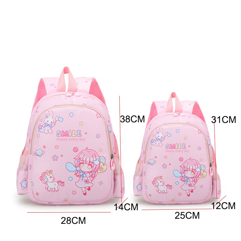 Ba Lô Công Chúa Họa Tiết Hoạt Hình Phong Cách Phương Tây Mới Cho Bé Gái