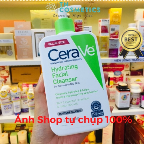 Sữa Rửa Mặt Dịu Nhẹ Dành Cho Da Dầu, Da Nhạy Cảm Cerave 236ml, 473ml SMR492