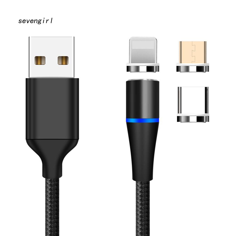 Dây cáp sạc nhanh USB 3.0 /Đầu cắm nam châm QC Micro USB/Type-C/Iphone tiện dụng