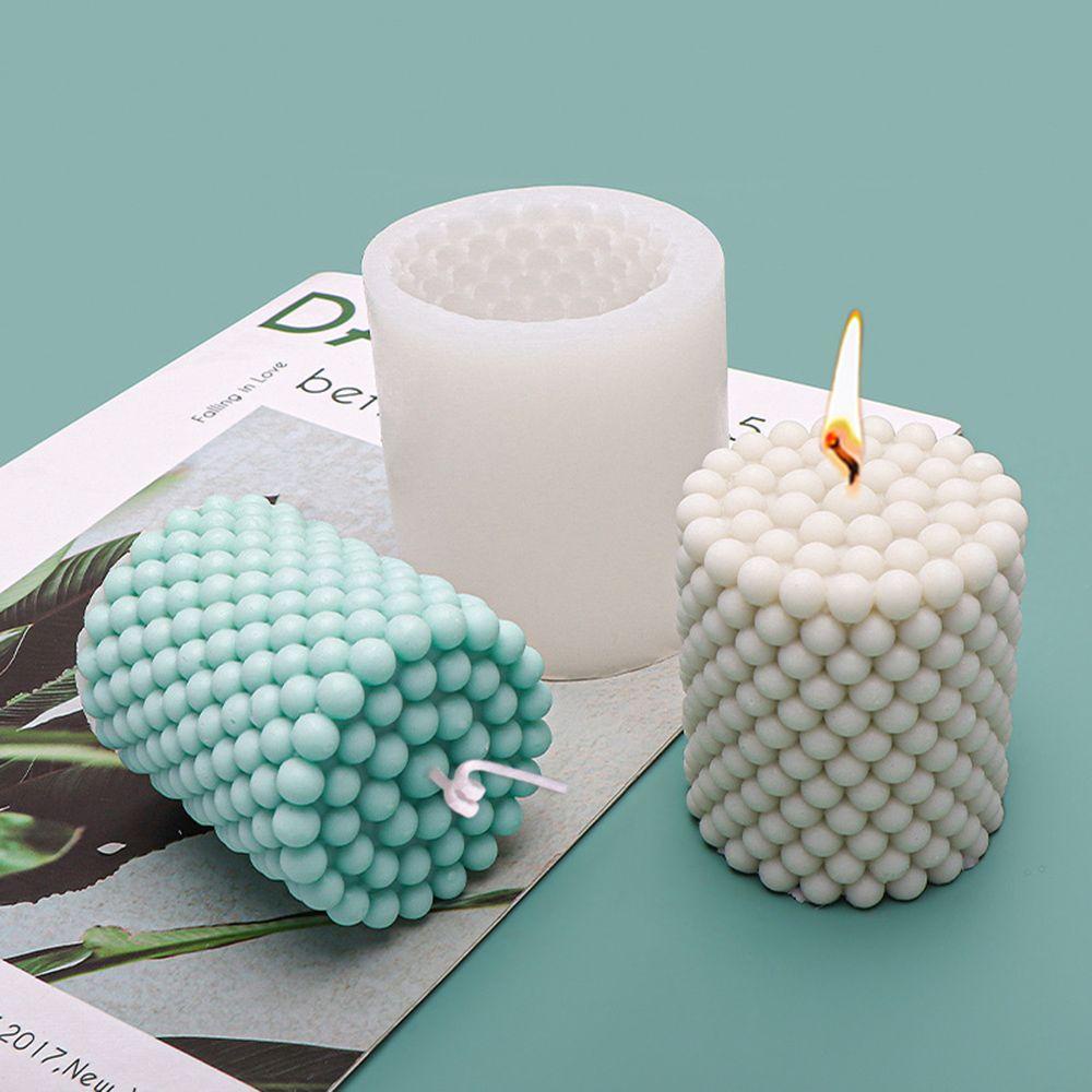 LEISURE Khuôn Silicone Làm Nến Hình Trụ