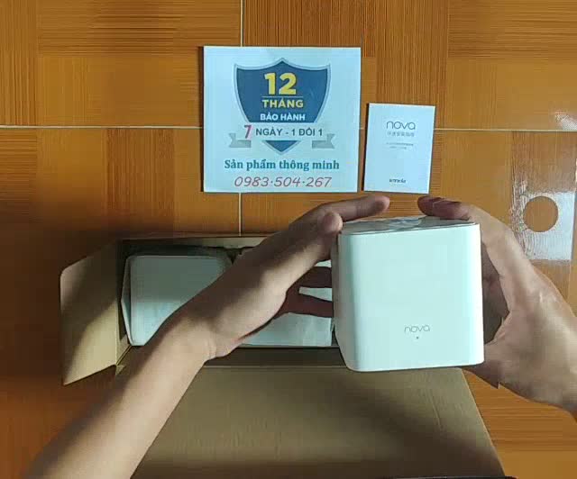 Bộ phát Wifi Router Mesh không dây Tenda Nova MW3 băng tần kép - chuẩn AC1200 - hỗ trợ mesh ghép nối nhiều thiết bị | BigBuy360 - bigbuy360.vn