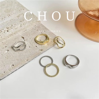 Set 3 Nhẫn Retro | CHOU ACCESSORIES |