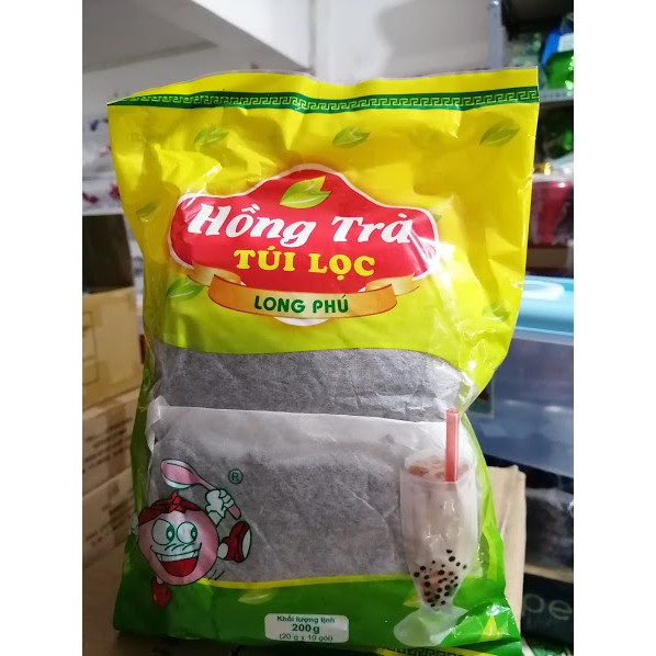 Hồng trà túi lọc Long Phú 200g