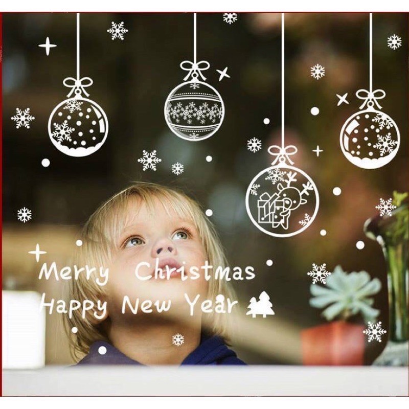 Decl trang trí tường Noel - Mẫu giáng sinh rèm dây lung linh ( Khách ibox chọn mẫu )