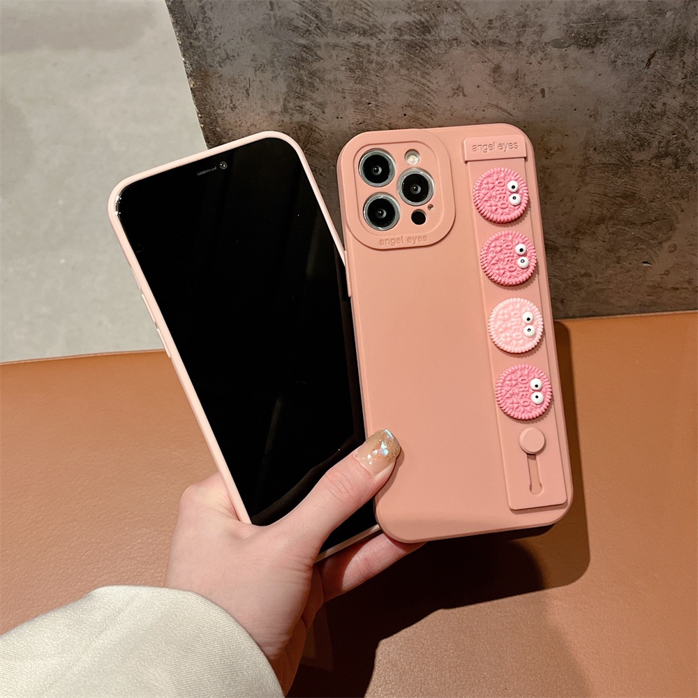 Ốp Điện Thoại TPU Chống Sốc Có Dây Đeo Cho iPhone14 Pro Max 14 13 12 11 Pro Max Plus X XR XS Max
