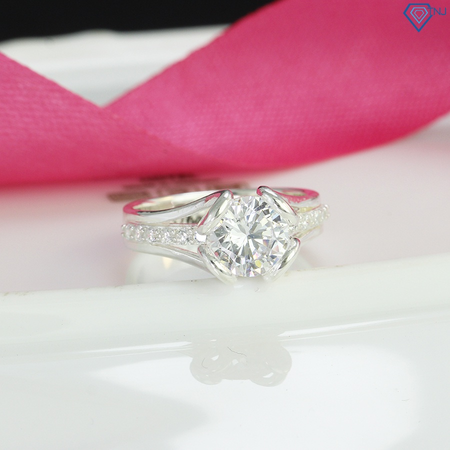 Nhẫn nữ bạc thật khắc tên cá tính NN0334 - Trang sức TNJ