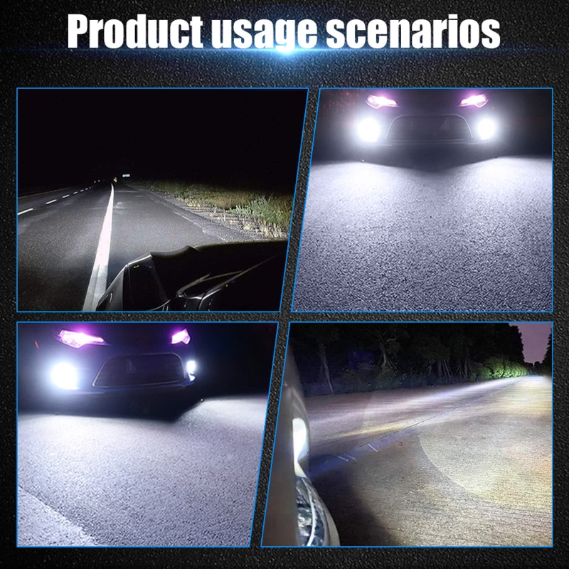 Set 2 Đèn LED Sương Mù Công Suất Cao EV20 H11 3000LM 6000K Thay Thế Chuyên Dụng Cho Xe Hơi