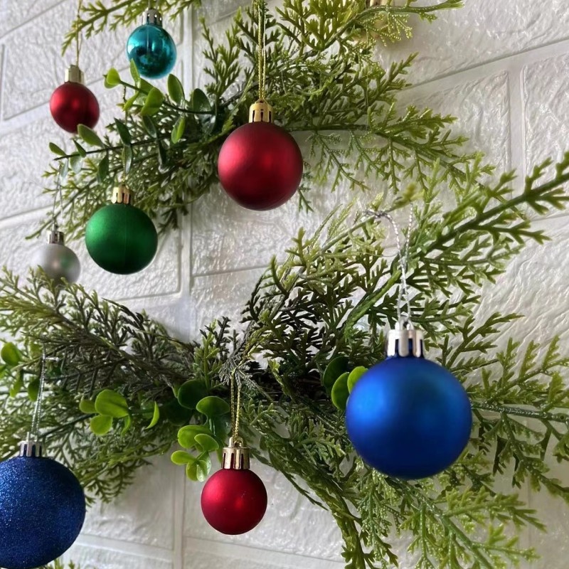 1 Bộ Cây Thông Giáng Sinh Bằng Nhựa PVC Gắn Tường Trang Trí Nhà Cửa DIY