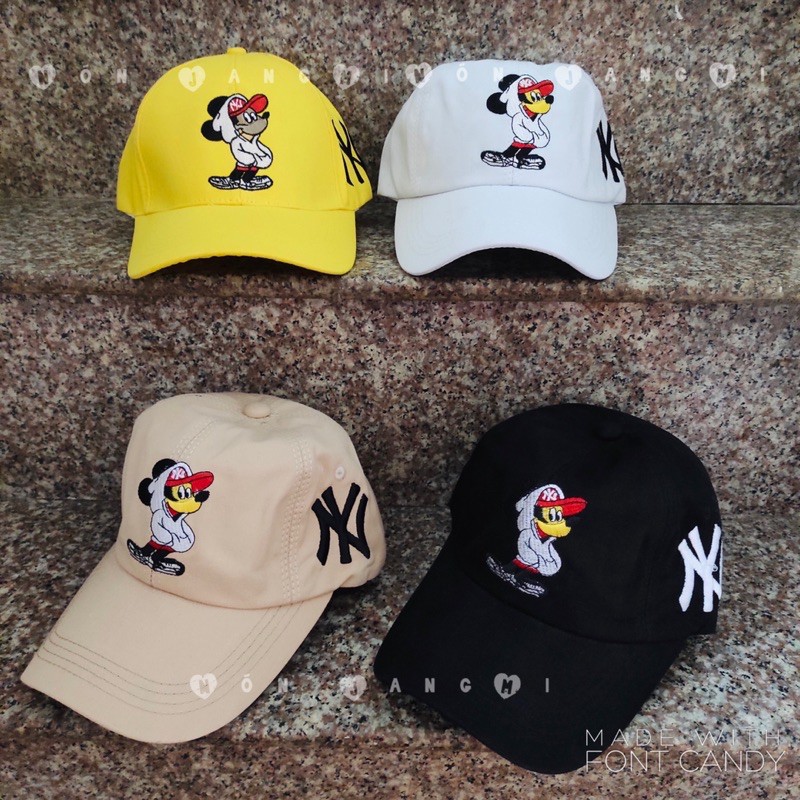Nón Kết Thêu Hình Mickey