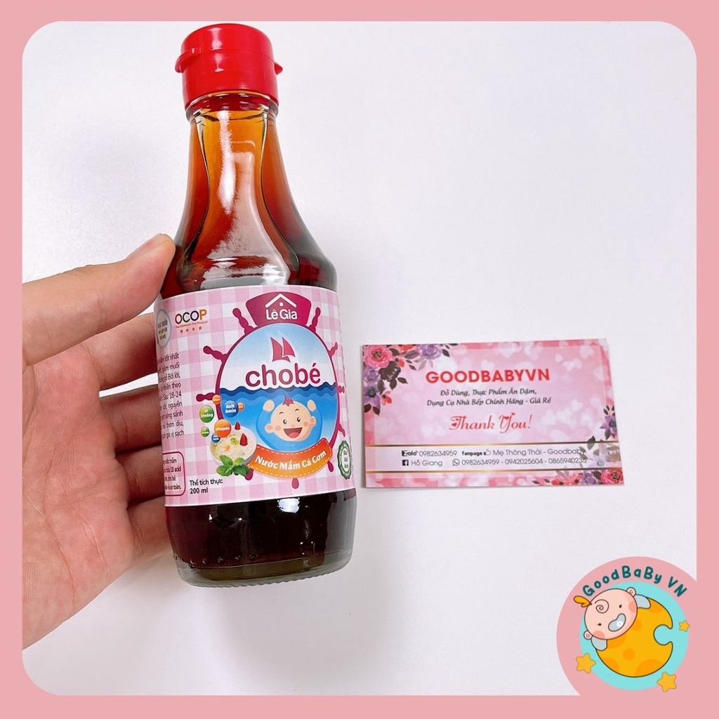 Nước mắm cho bé ăn dặm Lê Gia Goodbabyvn