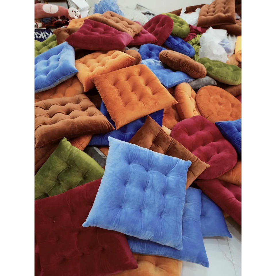 Đệm ngồi bệt vuông ⚡FREE SHIP⚡ Nệm vuông ngồi bệt, ngồi bàn trà, bàn thấp, lót ghế văn phòng, ghế phòng khách cực nh