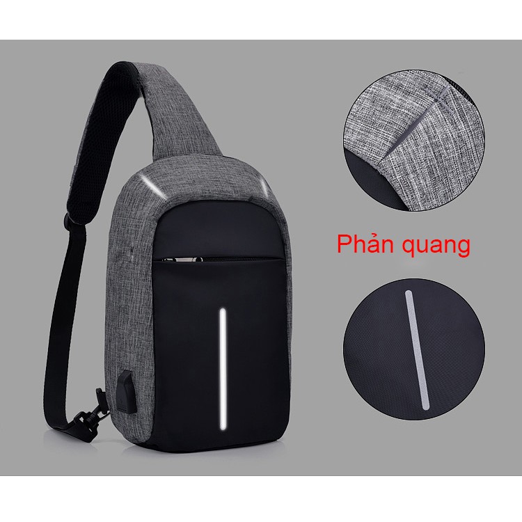 Balo đeo chéo 1 quai đeo chéo vai thời trang