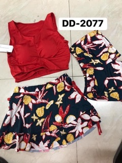 BỘ ĐỒ BƠI NỮ 3 CHI TIẾT 2077