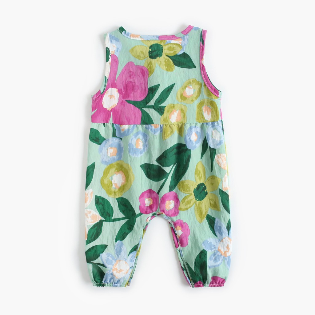 Sanlutoz Dễ thương Mùa hè Bông Không tay bodysuits cho Cô gái