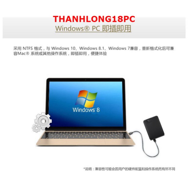 Hộp Đựng Ổ Cứng HDD Box WESTERN Chuẩn Sata 2.5 - Usb 3.0 | BigBuy360 - bigbuy360.vn