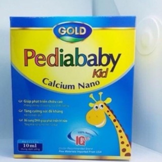 Pediababy kid canxium nano giúp tăng chiều cao cho trẻ (H/20 ống )