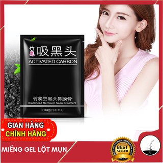 Miếng Gel lột mụn than tre hoạt tính - lột mụn cám - mụn đầu đen 6gr