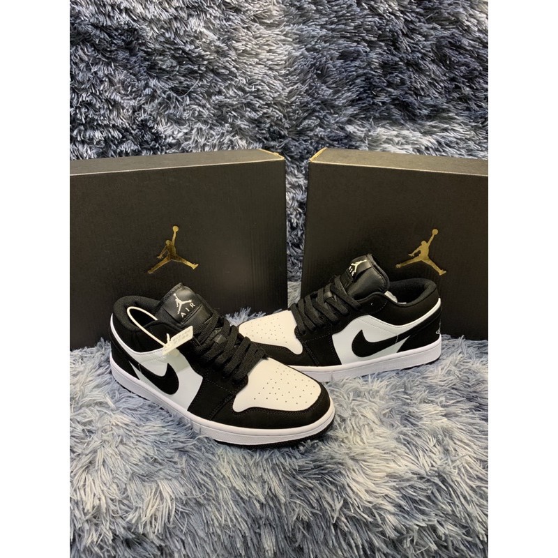 Giày jordan cổ thấp đen trắng🏆 Hàng Hot🏆 JD 1 Mid / size 36-43