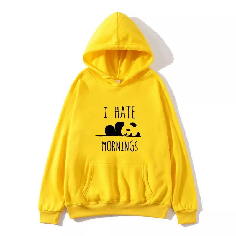 Áo hoodie nam nữ nỉ ngoại in hình gấu trúc,nỉ nón 2 lớp, thích hợp làm áo cặp AnNgo - DS66