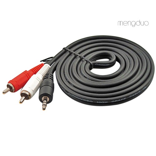 Cáp Chuyển Đổi Âm Thanh Từ Giắc Cắm 3.5mm 1 / 8 '' Sang 2 Rca Chuyên Dụng