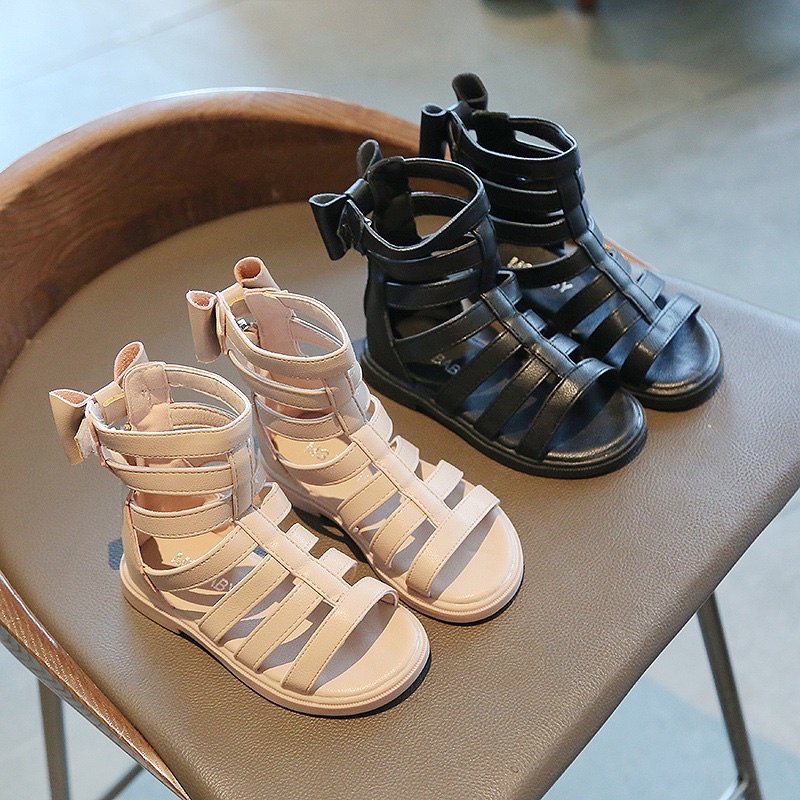 Sandal chiến binh bé gái-giày sandal,xăng đan bé gái cao cổ,chất liệu da Pu siêu mềm,mang phong cách cá tính năng động