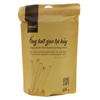 Ống Hút Gạo Tự Hủy Ochao Gói 500g