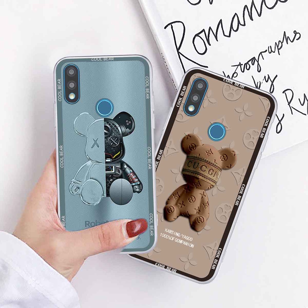 Ốp Vsmart Joy 2 Plus / Joy2+ bear brick, gấu đáng yêu, dễ thương