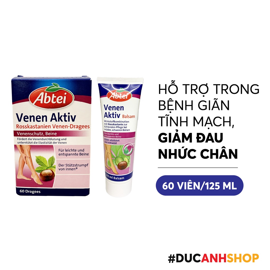 Giảm đau nhức chân trong bệnh giãn tĩnh mạch chân #MadeinGermany