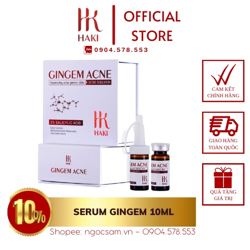 Gingem Haki  Mụn, Sáng Da