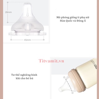 [CHÍNH HÃNG] Núm ti Moyuum Hàn Quốc đủ size 1 - 4