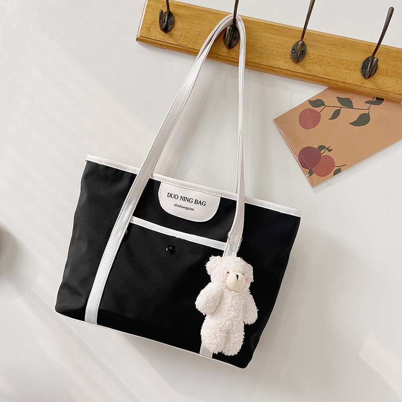 Túi đeo vai túi xách nữ CHEN, túi xách vải canvas tui tote a4 ulzzang Hàn Quốc TX19