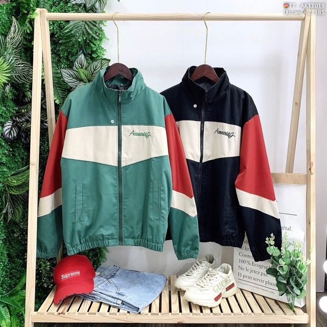 ÁO KHOÁC KAKI M160 (Có Form Rộng XL - Chữ Thêu - Kèm Ảnh Thật) | BigBuy360 - bigbuy360.vn