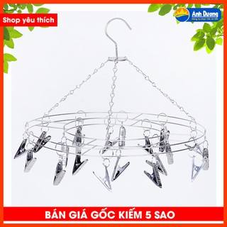 Móc treo quần áo trẻ em hình tròn inox