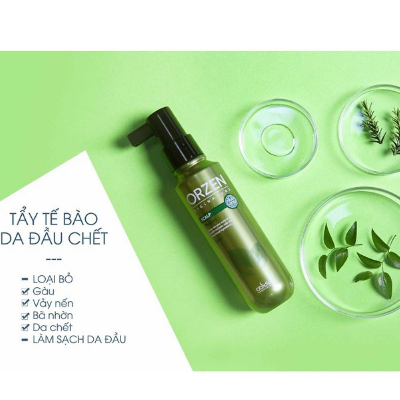 TẨY TẾ BÀO DA ĐẦU CHẾT (Orzen Signature Scalp Peeling)( Chính Hãng , chuẩn hàng công ty. không đúng hoàn tiền)