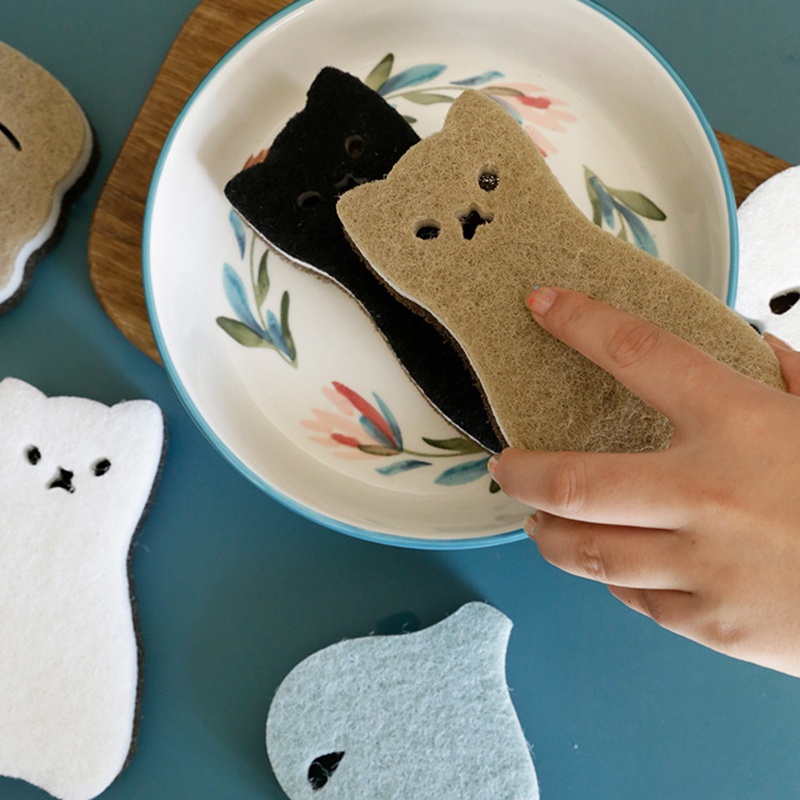 Set 4 Miếng Bọt Biển Rửa Chén Tiện Lợi