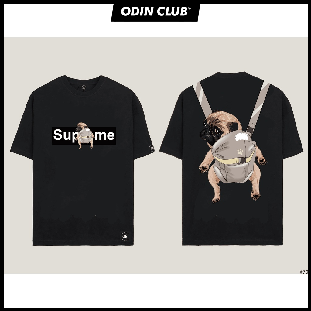 Áo Thun Oversize Sup Dog , áo phông cotton nam nữ unisex, Local Brand ODIN CLUB