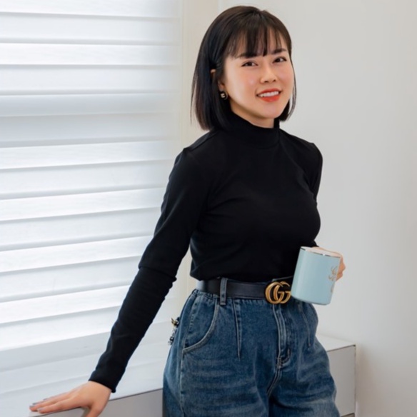 LIIN - Áo Thun Giữ Nhiệt Cổ Lọ 3 Phân Chất Liệu Co Giãn CT0001
