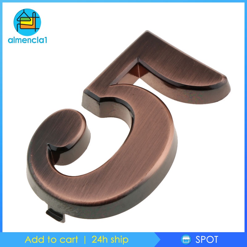 Biển số từ 0 bằng ABS gắn cửa phòng khách sạn