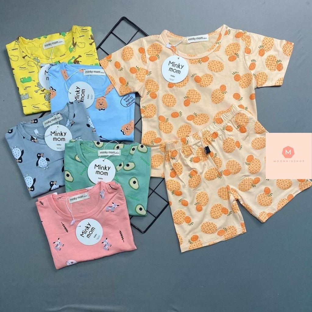 Bộ Body Cộc Tay MinKy Mom Xuân Hè😍 100% COTTON,sờ là sướng,nhìn là thích,nhận hàng ưng ý ngay,cho bé 6-20kg