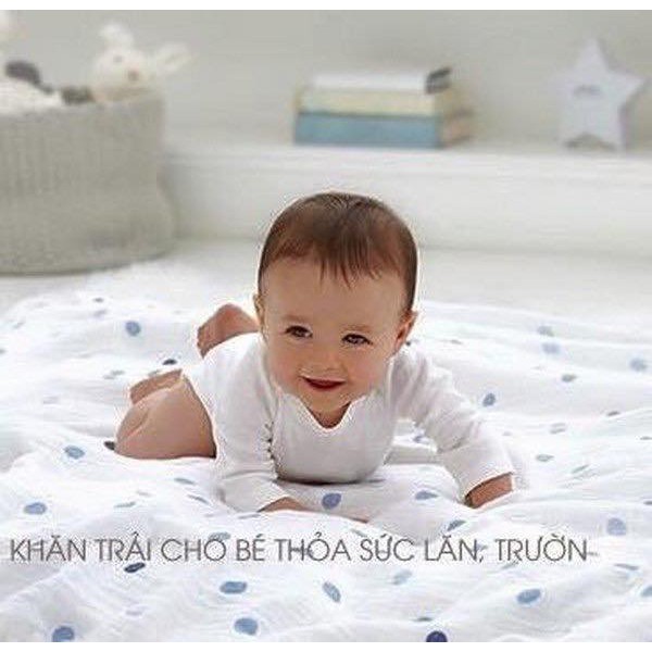 Khăn Tắm Cho Bé HUDSON BABY 2 Lớp Chất Liệu Tơ Tằm 1,2mx1,2m (Set 3 Khăn)