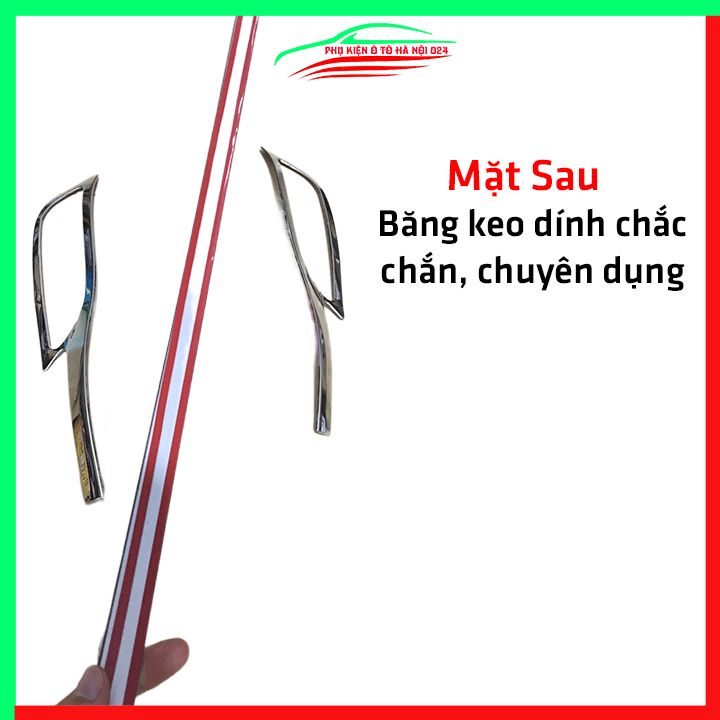 Ốp cản sau Camry 2019-2020 mạ crom trang trí chống trầy bảo vệ xe