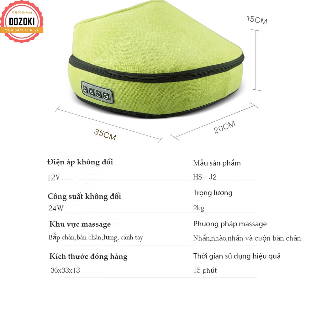 Máy Massage Chân Đa Năng Công Nghệ Nhật - Máy Massage Bấm Huyệt Chân Xua Tan Đau Nhức