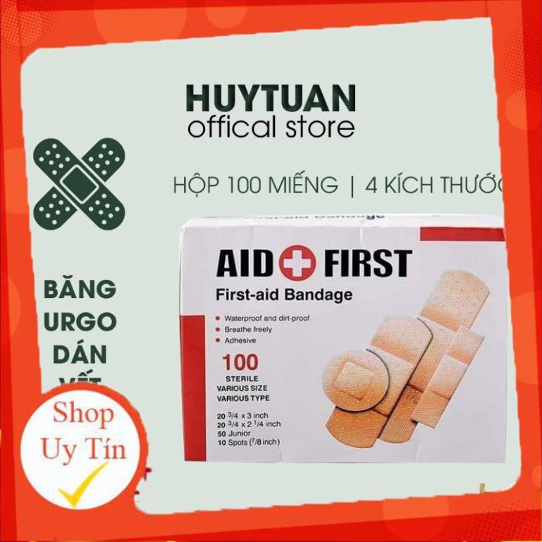 😍Băng keo cá nhân - Băng urgo hộp 100 miếng các kích thước😍