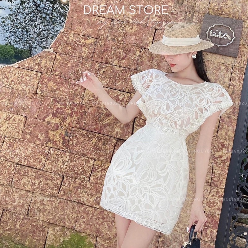 Váy ren 2 lớp tiểu thư sang chảnh hot