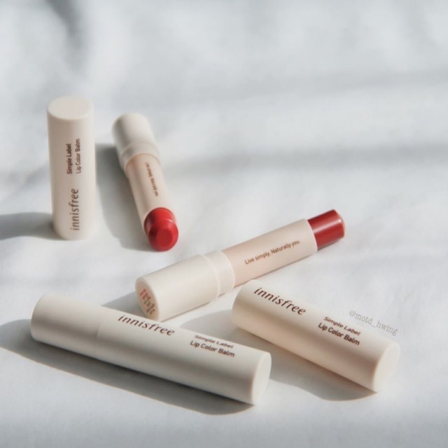 Son dưỡng Innisfree Simple Label Lip Color Balm