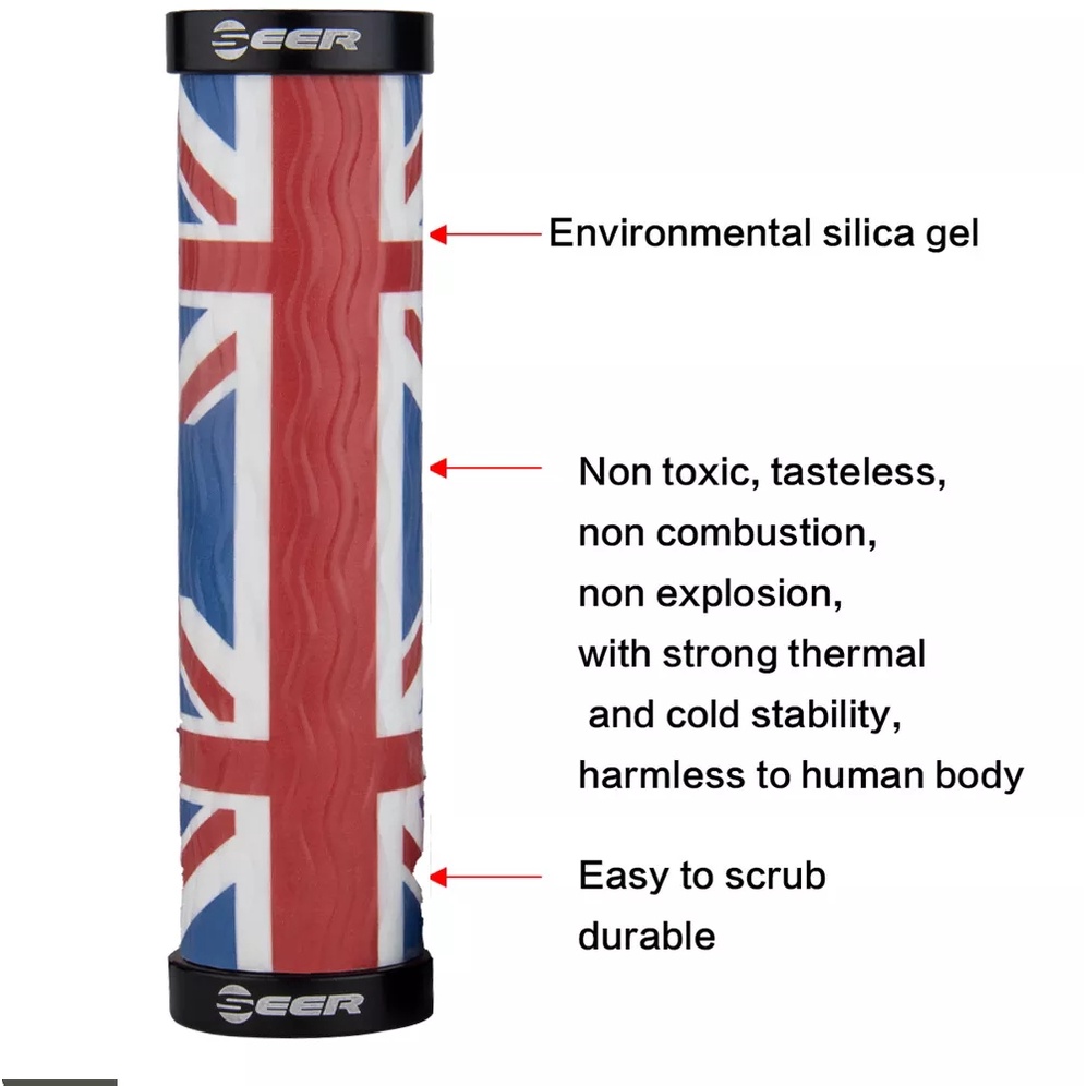 Bọc Tay Lái Xe Đạp MTB Bằng Silicone Chống Trượt ​Phụ Kiện Hấp Thụ Sốc Chuyên Dụng Cho Xe Đạp